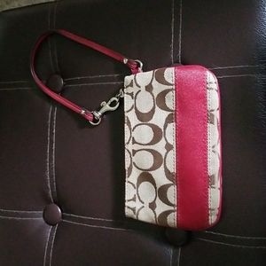 Coach small wristlet